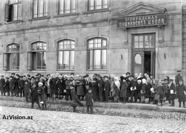 Azerbaijani school 100 years ago - PHOTOS